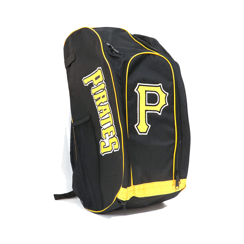 Backpack Mochila Maleta Beisbol Softbol BS Piratas Pittsburgh Negro Amarillo INFANTIL