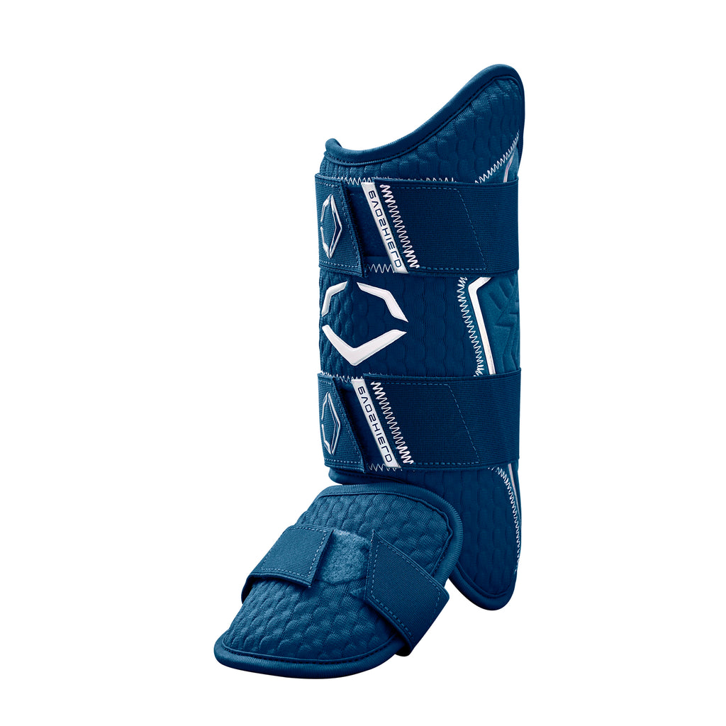 Espinillera Beisbol Softbol Evoshield Pro-SRZ 2.0 Zurdo Marino ADULTO
