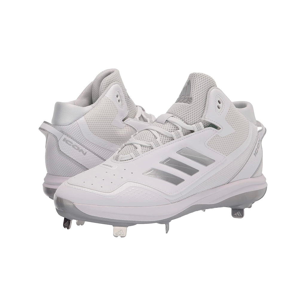 Spikes beisbol Adidas Icon 7 Mid Modelo 2022 Blanco