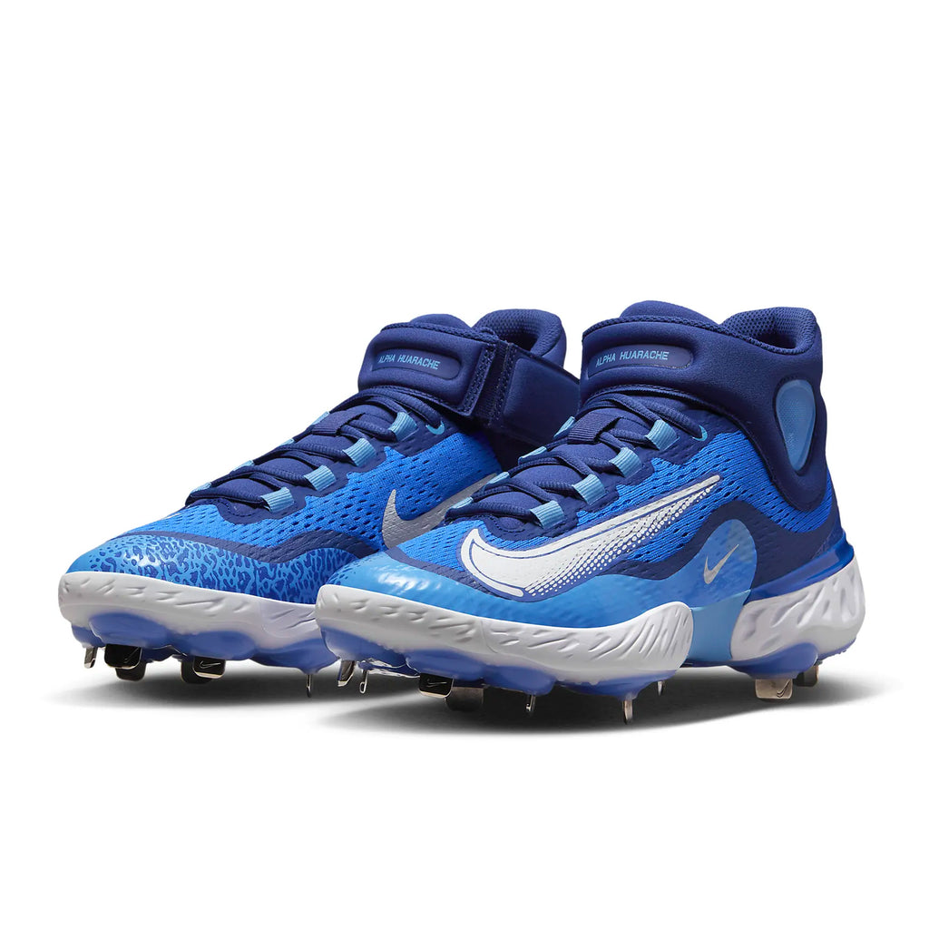 Spikes Beisbol Nike Alpha Huarache Elite 4 Mid Azul