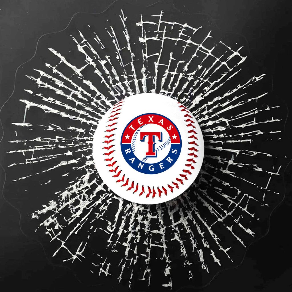 Sticker Vinil Decorativo Pelota Beisbol MLB Texas Rangers